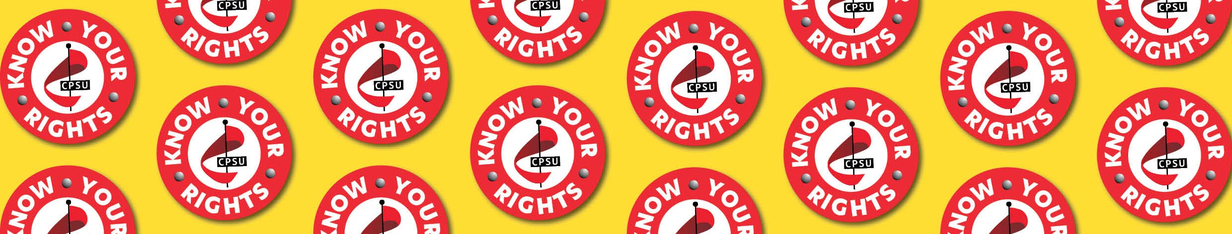 CPSU logo: Know your rights.