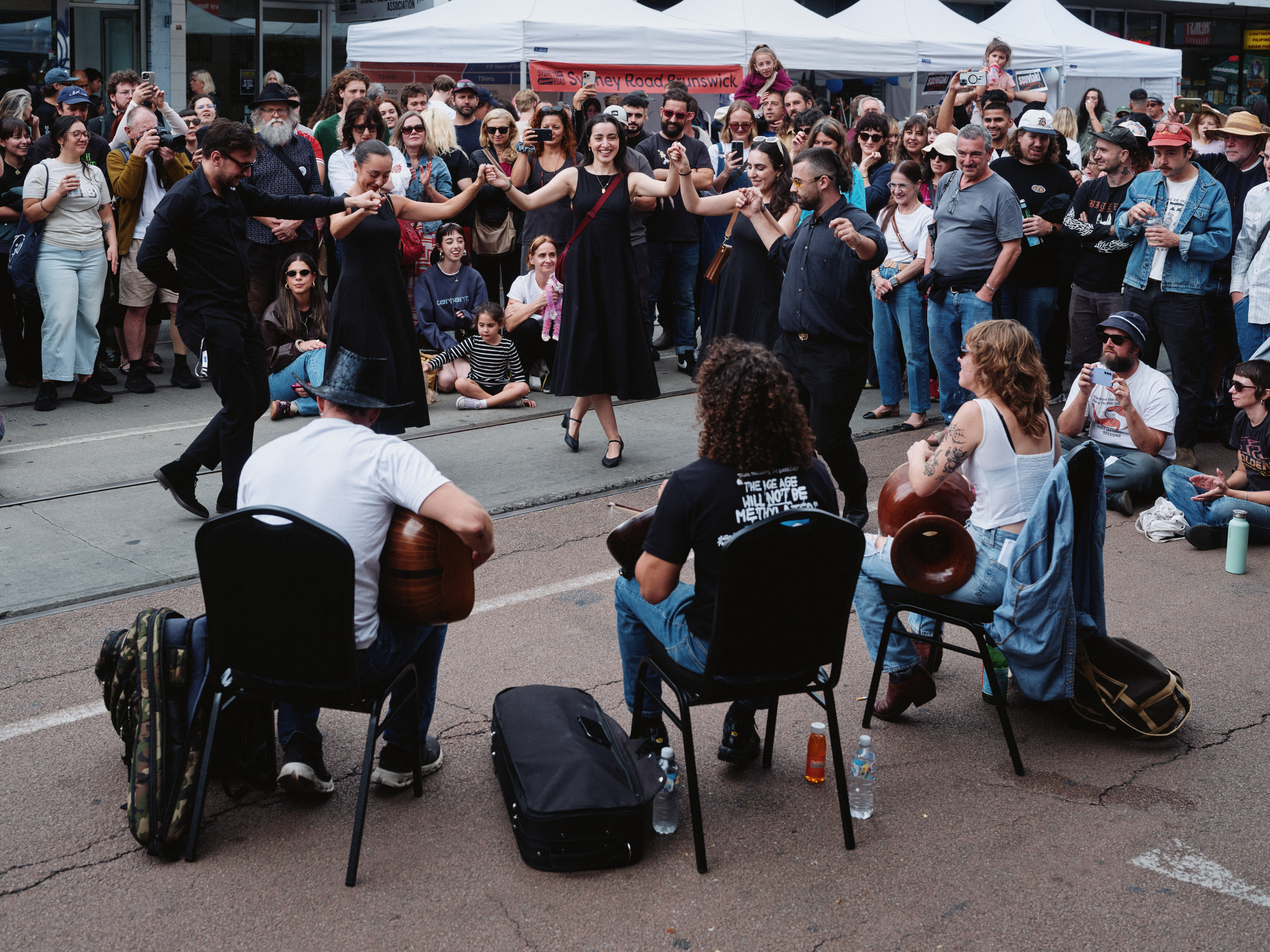 Image: Attendees at Sydney Road Street Party 2025. Image by Simon Fazio.