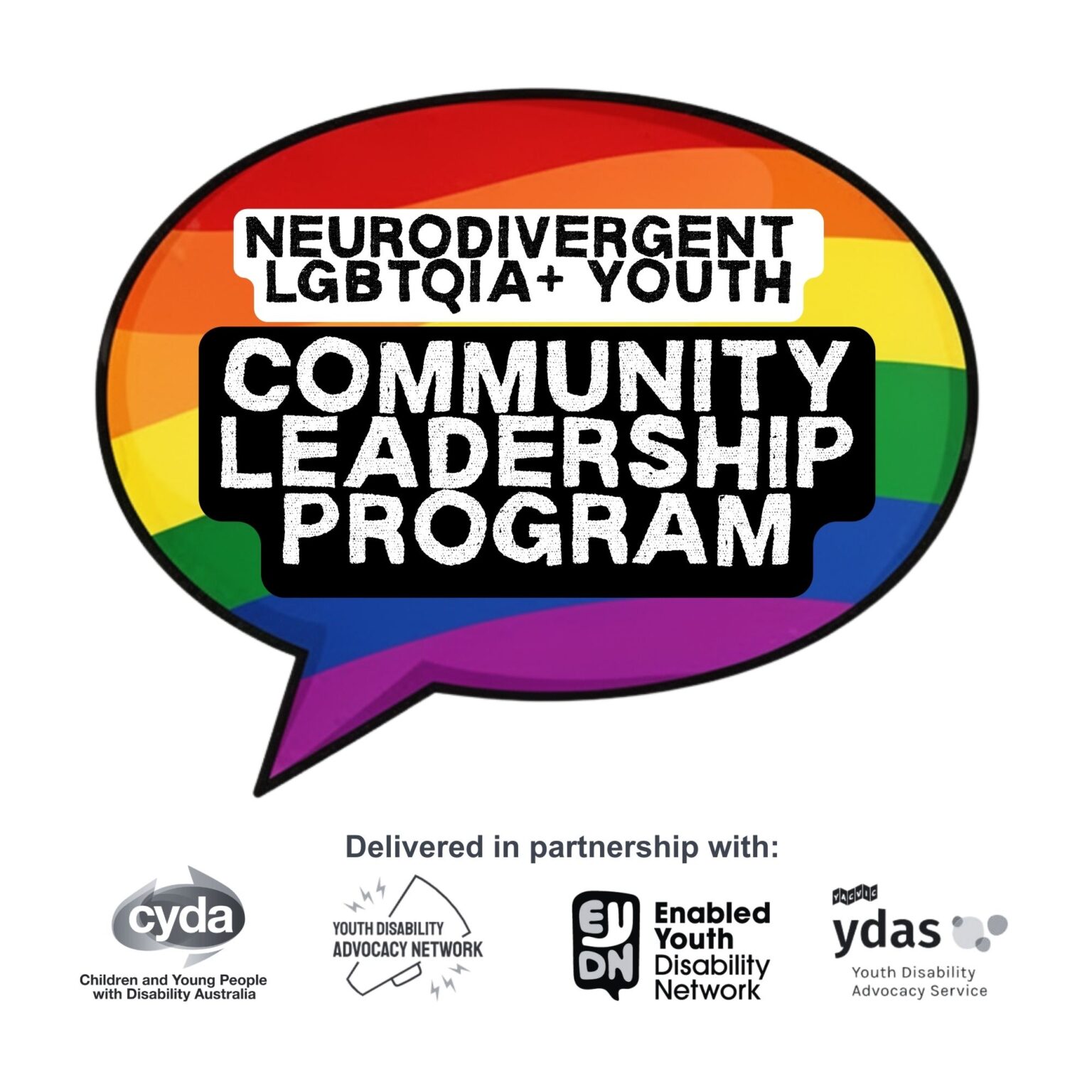 Neurodivergent LGBTQIA+ Youth Community Leadership Program